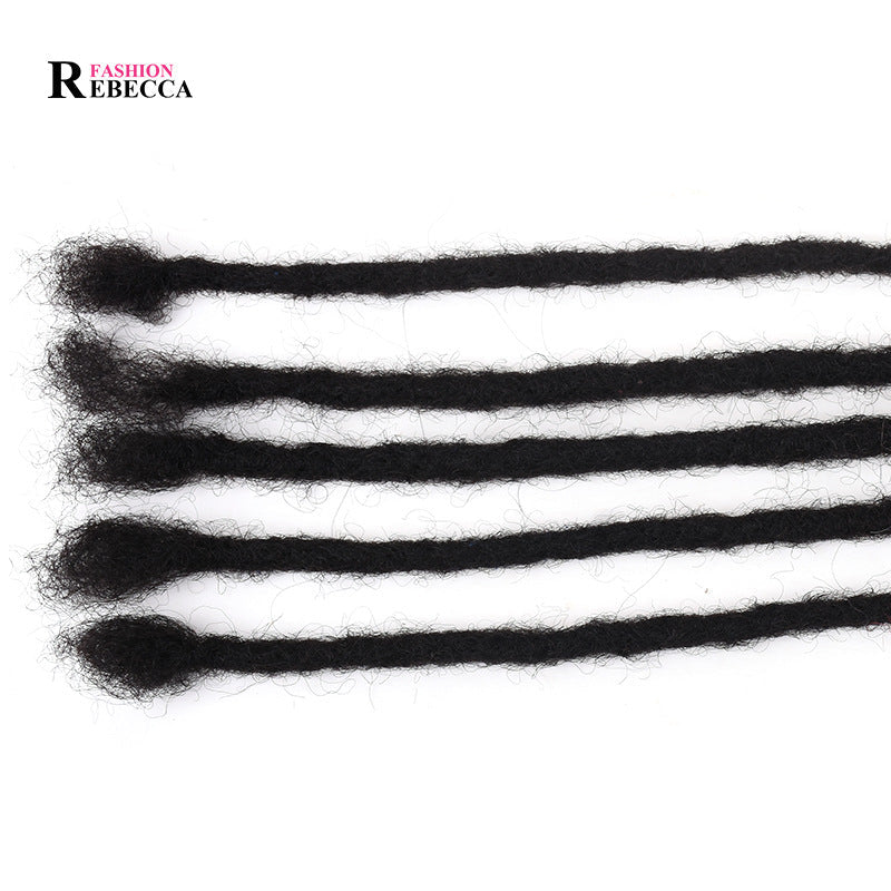 Long Real Human Hair Crochet Wig-1