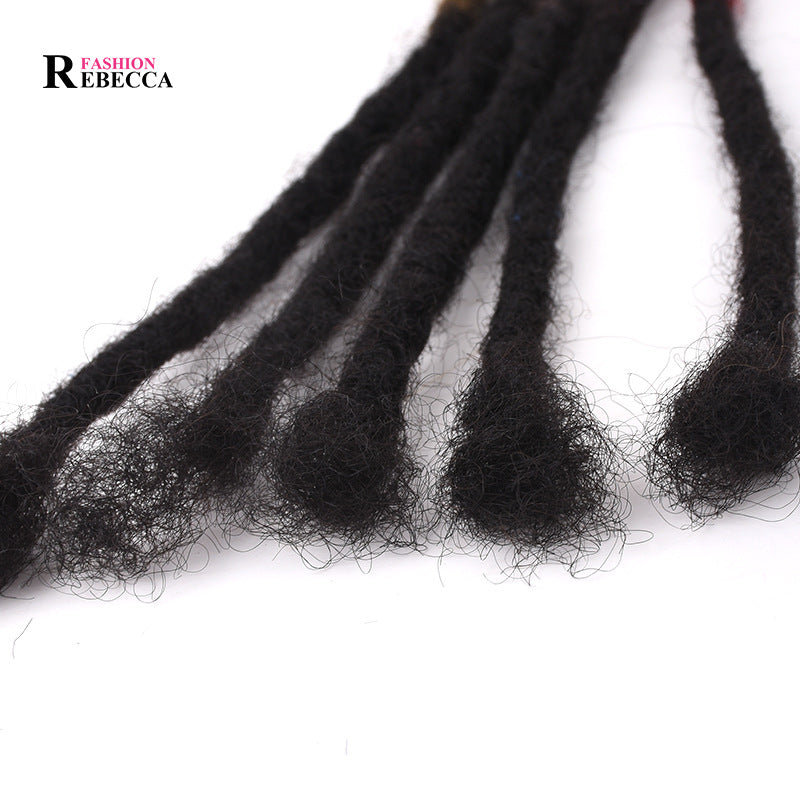 Long Real Human Hair Crochet Wig-2