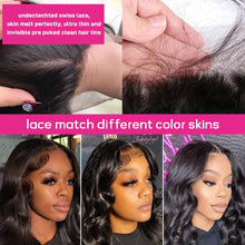 Body Wave Human Hair Wigs 13X4 Hd Lace Front Human Hair Wig 100% Human Hair Wigs Pre Plucked Bleached Knots Wigs Human Hair