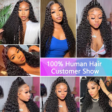 150% Density Brazilian Water Wave Lace Front Wig for Black Women - 16 Inch with Pre-Plucked Bleached Knots and Baby Hair