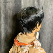 Human Hair Pixie Cut Wigs for Black Women - Short Bob Wig with Bangs and Layered Style, Full Machine-Made, Non-Lace Real Hair Wigs