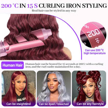 26-Inch 99J Burgundy Lace Front Wig - Human Hair, Pre-Plucked, 200% Density, Body Wave, HD Transparent Full Frontal 13X6, Glueless Colored Natural Wig for Women