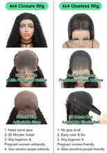 Water Wave Glueless Wig Pre-Cut Lace Wig 180% Pre-Plucked Natural Wave Wear Go Glueless Curly Human Hair Wigs For Women Neomi’ Tress and Trend