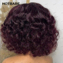 450 Density Bouncy Curly Glueless Wigs Human Hair 4×4 HD Lace Frontal Wigs Wear And Go 13×6 HD Lace Frontal Wigs Human Hair 99J Neomi’ Tress and Trend