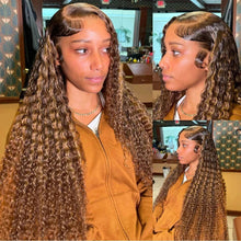 30 36 Inch Curly Highlight Wig Human Hair Honey Blonde 13x4 Lace Front Deep Wave 13x6 Hd Lace Frontal Wig Brazilian For Women Naomi’ Tress and Trend