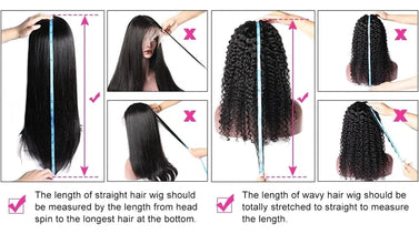 100% Human Hair Wig With Bangs Brazilian Straight Bangs Bob Wigs Full Machine Made Wig For Women Short Bob Wigs Neomi’ Tress and Trend