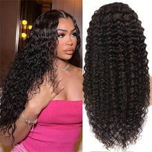 Black Curly Hair Wigs, Lace Front Wigs Human Hair Synthetic Long Black Curly Hair Natural Wig Heat Resistant Fiber Natural Hair Neomi’ Tress and Trend