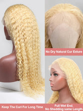 613 Blonde HD Lace Frontal Wig 13x4 13×6 Deep Wave Lace Front Human Hair Wig Colored Curly Wigs Water Wave Wigs For Women ﻿ ﻿ Neomi’ Tress and Trend