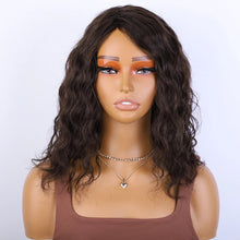 Top Human Hair Wigs Short Pixie Cut Natural Brown Multi Parting 100% Real Human Hair Wigs Perruques Cheveux Humains High Quality Neomi’ Tress and Trend