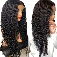 Black Curly Hair Wigs, Lace Front Wigs Human Hair Synthetic Long Black Curly Hair Natural Wig Heat Resistant Fiber Natural Hair Neomi’ Tress and Trend