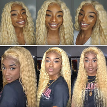 613 Blonde HD Lace Frontal Wig 13x4 13×6 Deep Wave Lace Front Human Hair Wig Colored Curly Wigs Water Wave Wigs For Women ﻿ ﻿ Neomi’ Tress and Trend
