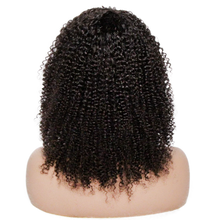 Human Hair Curly Wig With Bangs Natural Brazilian Hair Wigs For Women Short Curly Bob Wigs With Fringe 180% D Full Machine Wigs Neomi’ Tress and Trend