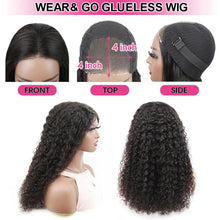 Water Wave Glueless Wig Pre-Cut Lace Wig 180% Pre-Plucked Natural Wave Wear Go Glueless Curly Human Hair Wigs For Women Neomi’ Tress and Trend