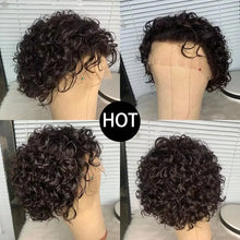 Pixie Cut Human Hair Lace Front Wig for Women-2