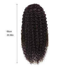 Black Curly Hair Wigs, Lace Front Wigs Human Hair Synthetic Long Black Curly Hair Natural Wig Heat Resistant Fiber Natural Hair Neomi’ Tress and Trend