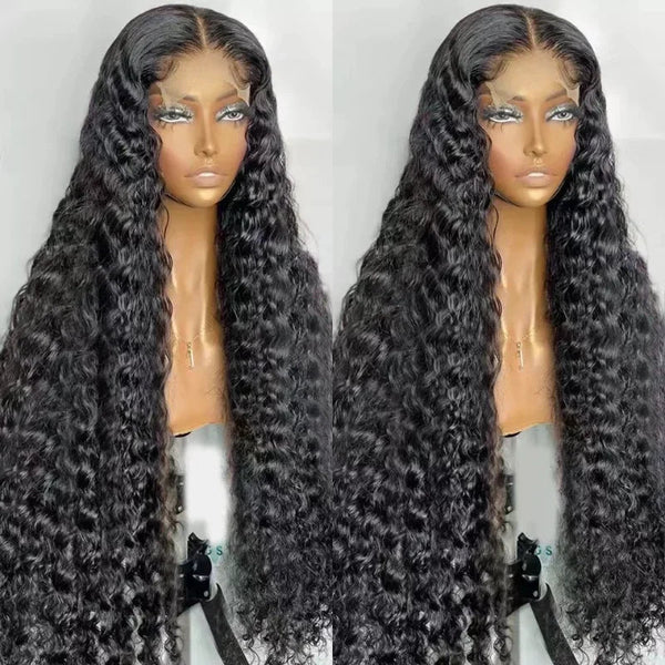 Curly Human Hair Wigs For Women 13x6 Water Wave Lace Front Wig 4x4 5x5 Lace Closure Wig 13x4 360 Hd Deep Wave Lace Frontal Wig Neomi’ Tress and Trend
