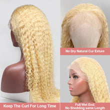613 Blonde HD Lace Frontal Wig 13x4 13×6 Deep Wave Lace Front Human Hair Wig Colored Curly Wigs Water Wave Wigs For Women ﻿ ﻿ Neomi’ Tress and Trend