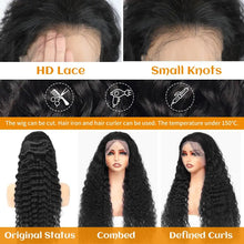 13x6 Human Hair Wig HD Lace Frontal Human Hair Wigs For Women 30 36 Inch Loose Deep Wave Curly Brazilian 13x4 Lace Front Wigs Neomi’ Tress and Trend