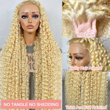 613 Blonde HD Lace Frontal Wig 13x4 13×6 Deep Wave Lace Front Human Hair Wig Colored Curly Wigs Water Wave Wigs For Women ﻿ ﻿ Neomi’ Tress and Trend