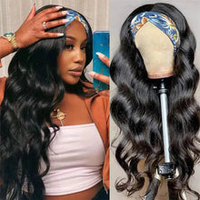 Headband Wig Human Hair Body Wave Wig 180% Density Remy Human Hair Wigs For Black Women Brazilian Glueless Wig-0