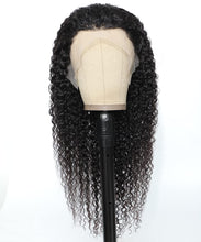 20-Inch Curly Lace Front Wig - 13x4 Human Hair Free Part Wig for Black Women, Natural Color, Pre-Plucked with Baby Hair