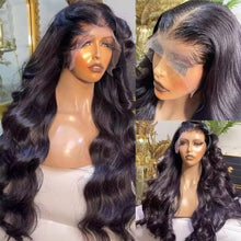 28-Inch 13X6 Full Lace Frontal Wig - 12A Brazilian Virgin Human Hair Body Wave with HD Transparent Lace, Pre-Plucked Hairline, and Pre-Bleached Tiny Knots