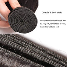 Straight Bundles Human Hair 28 Inch Single Bundles Hair Extensions 100% Unprocessed Human Hair One Bundle Silky Straight 12A Brazilian